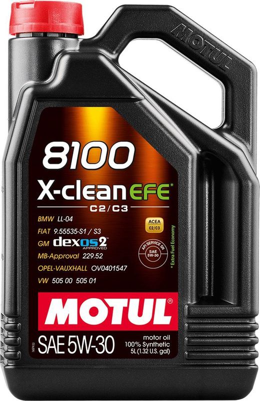 Motorolie MOTUL Oil 8100 X CLEAN EFE 5W30 5L