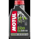 MOTUL - 5100 4T - Motorolie - 1 Liter - Viscositeit 20W-50 - JASO MA2 - API SM