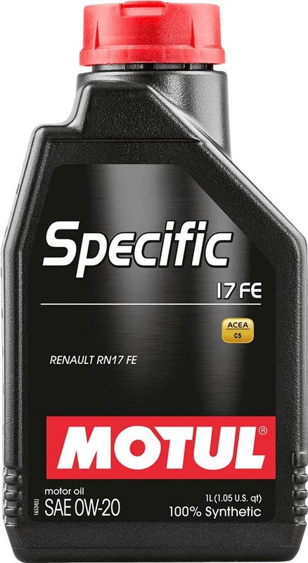 MOTUL 109949 Motorolie - Inhoud 1 Liter - Viscositeit SAE 0W-20 - ACEA C5