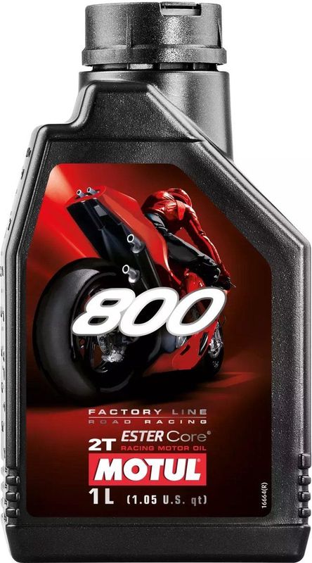 Motul 800 Factory Line Road Racing 2T - Motorolie - 1 Liter
