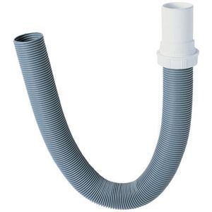 Wirquin 79301001 flexibele afvoeraansluiting D40 ingang 1 inch 1/2, grijs