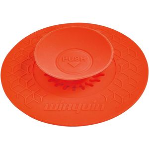Wirquin - Uppy - Universele Stop en Filter - Rood - Geschikt voor Gootsteen, Wastafel, Badkuip