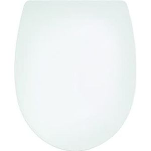 Wirquin 20723074 WC-bril met softclosemechanisme, Marbella, thermoplast, afneembaar, wit