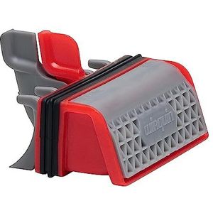 Wirquin 30723382 Slim+ membraan met afneembaar haarfilter voor doucheafvoer, rood en grijs
