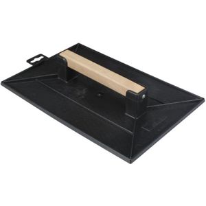 Toolland Schuurbord, kunststof, houten handvat, 340 x 230 mm