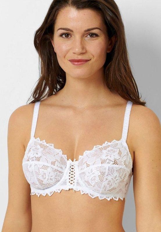 SANS COMPLEXE - Arum - Omsluitende Beugel-BH - Wit - Polyamide