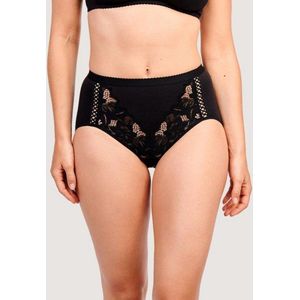 Sans Complexe - Maxi Slip - Zwart - Katoen - Kant