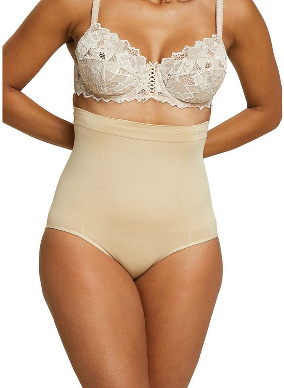 Slimmer SANS COMPLEXE - Slip - Beige - Microvezel - Hoge Taille