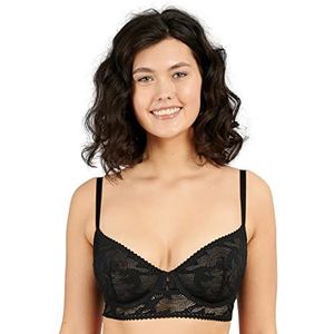 Sans Complexe Beha met mand voor dames, Zwart, 80C