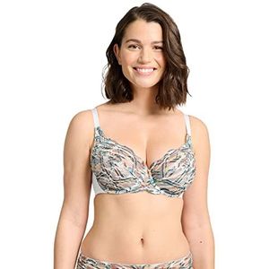 Sans Complexe Elise Fantaisy 70aah62 klassieke beugelbeha voor dames, Print ivoor/blauw