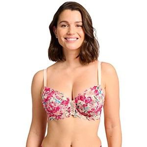 Sans Complexe Arum, tanga, dames, bloemenprint, pastelkleuren, 75D