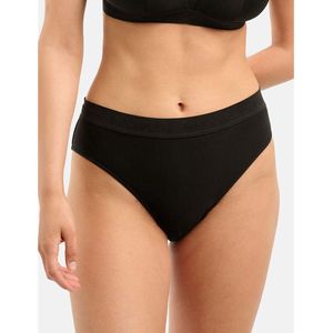 Alma - Slip - Zwart - Fleece Tricot - Hoge Taille