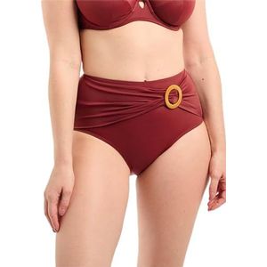 Sans Complexe Elevated Basics damesbadpak, hoge taille, pomegranaat, maat 38/40, Granaatappel, 36/38 NL