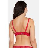 MISS SANS COMPLEXE - Omsluitend BH - Rood - Kant - Beugels
