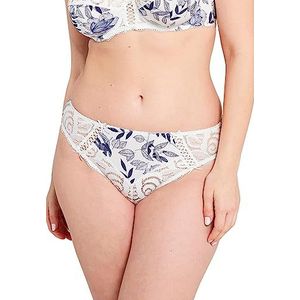 Sans Complexe, Slip, Amelie Print, IWJ Blauwe gebladerte lintafdruk, 36/38