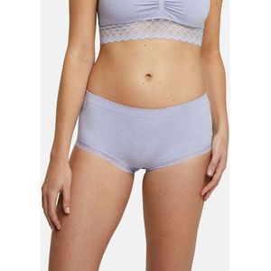Billet Doux, Shorty, model Zen kant, comfortabel en zeer vrouwelijk dankzij het ronde gebreide mesh en de kanten band, Lila Heather, 34-36