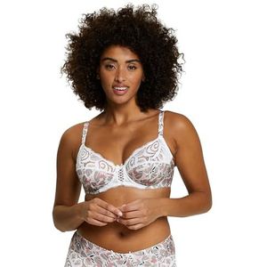 Sans Complexe Klassieke beugelbeha voor dames, Tulpenprint taupe, 85F