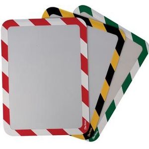 Tarifold Transparante presentatiezichthoes A4, met magnetische sluiting, zelfklevend, groen/wit, VE = 2 stuks