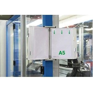 tarifold Wand-Sichttafelsystem 415102 DIN A5 weiß mit 10 St. Sichttafeln