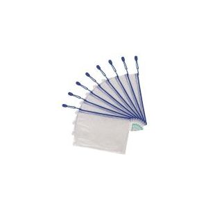 Rei&#223;verschlusstasche PVC blau A5 235x165mm VE=8 St&#252;ck