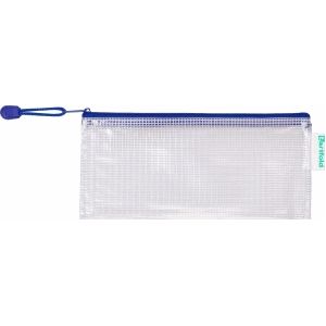 Rei&#223;verschlusstasche PVC blau DL 250x215mm VE=8 St&#252;ck