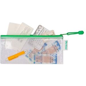 Tarifold Reißverschlusstasche PVC grün DL 250x215mm VE=8 Stück