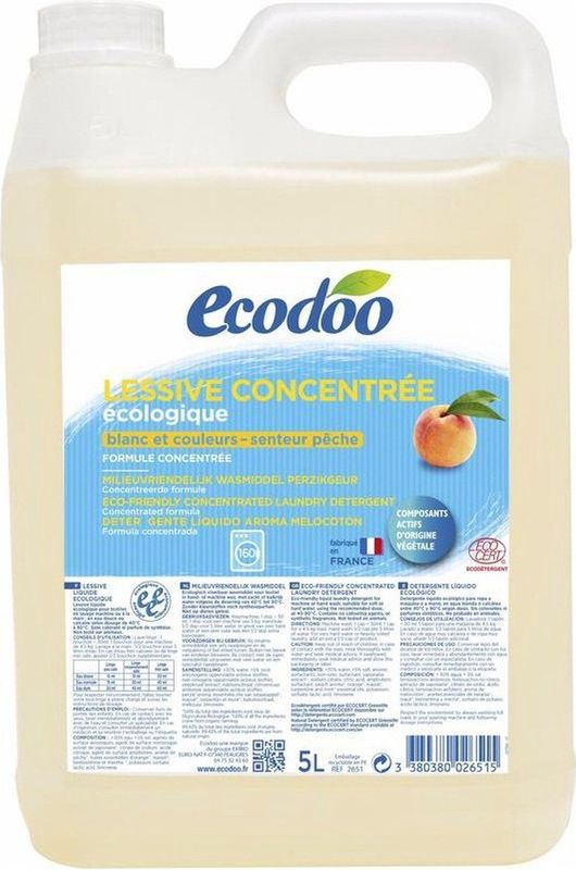 Ecodoo Wasmiddel geconcentreerd perzik