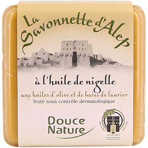 Aleppo - Zeep - Klein - Nigella - Ingrediënten: Olea Europaea, Laurus Nobilis