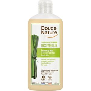 Douce Nature Douchegel & shampoo familie lemongrass bio (1000ml)