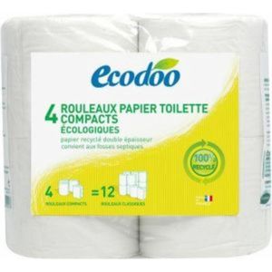Ecodoo Toiletpapier 2-laags 4 stuks