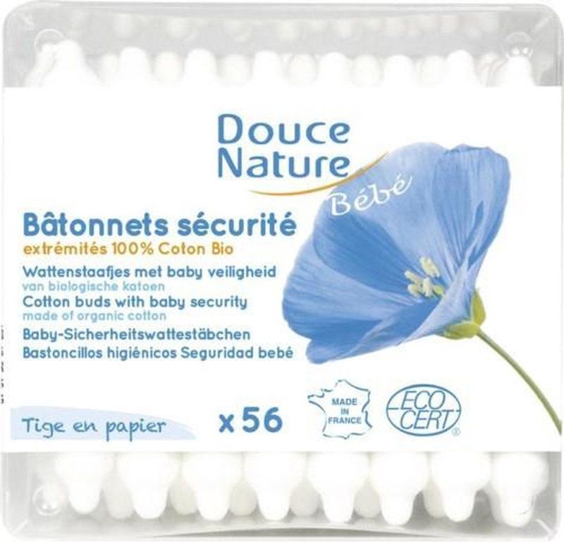 Bio Baby Wattenstaafjes (Douce Nature)