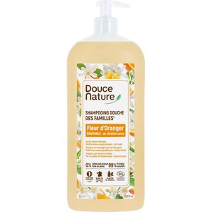 Douce Nature Douchegel & shampoo familie oranjebloesem 1 liter