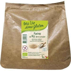 Ma Vie Sans Gluten Rijstmeel Halfvolkoren 3 Kg