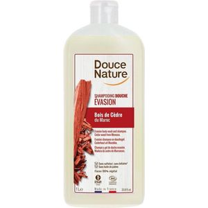 Douce Nature Douchegel & shampoo evasion met cederhout bio (1000ml)