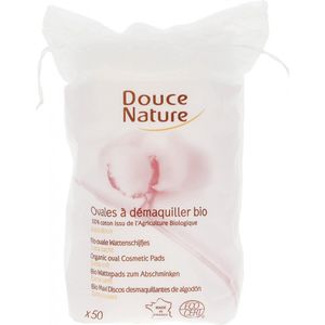 Biologische watteschijfjes ovaal Douce Nature