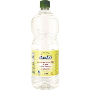 Ecodoo - Witte Alcoholazijn - 1 Liter - Met Frambozengeur - Bio