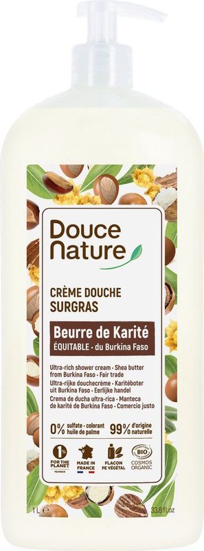 Douchegel - Shea Butter - 100% Plantaardige Fles - Vettend en Verzorgend