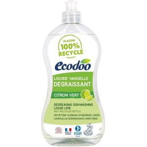 Ecodoo Afwasmiddel vloeibaar ontvettend limoen 500 ml