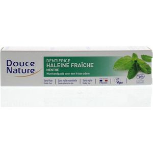 Douce Nature - Tandpasta - Fris Gevoel - Biologisch - Munt