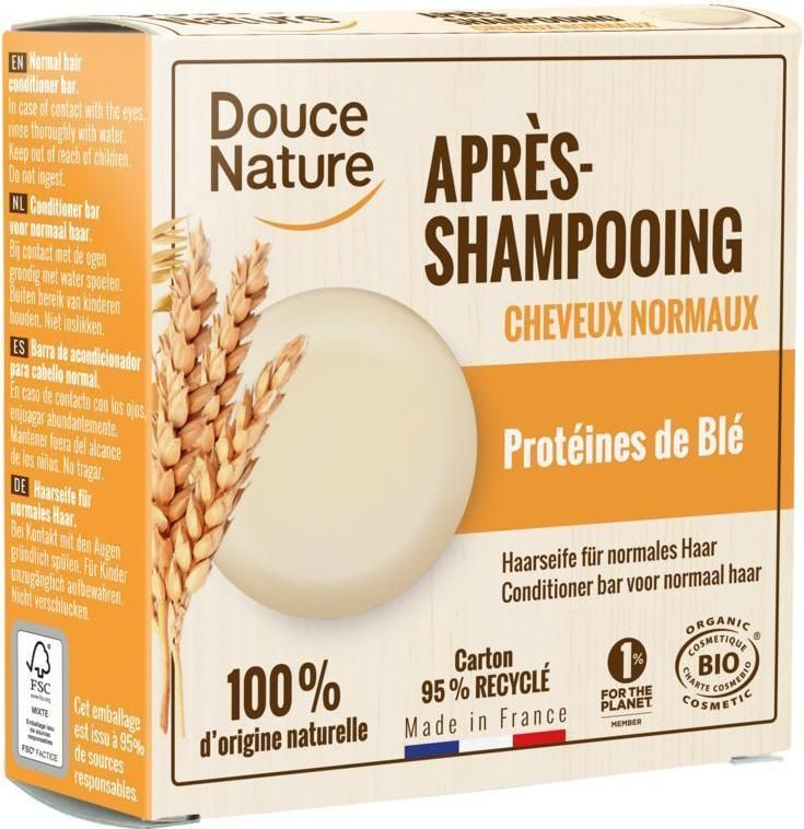 Douce Nature - Conditioner Bar - Crèmespoeling - Geen Kleur - 65 Gram