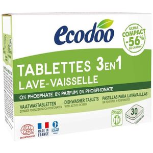 Ecodoo Vaatwas tabletten 3in1 geconcentreerd bio 30st