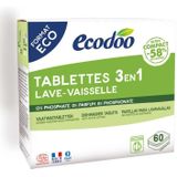 Ecodoo Vaatwas tabletten 3in1 geconcentreerd XL bio 60st