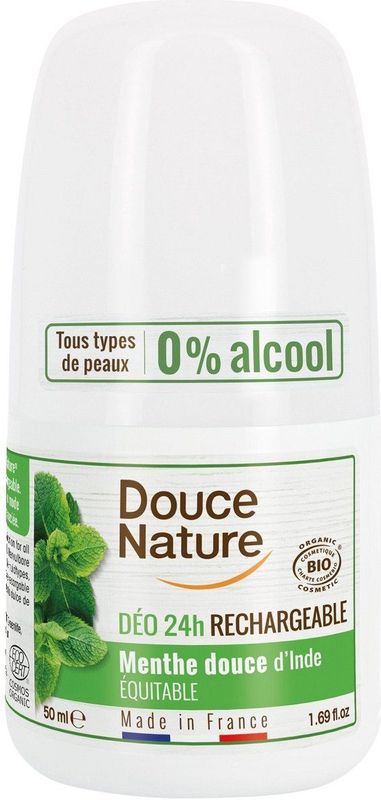 Douce Nature - Deodorant Roll On - Mint - Hervulbaar