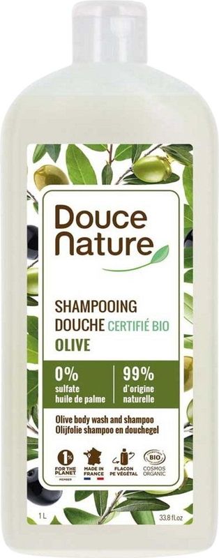 Douce Nature - Douchegel & Shampoo - Olijf - Biologisch - 250ml