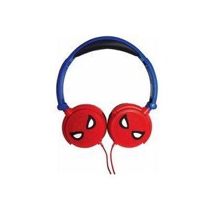 Lexibook - Marvel Spiderman - Hoofdtelefoon - Rood/Blauw - Opvouwbaar