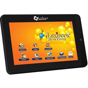 LEXIBOOK (MFC150ES Mi Première leertablet - 17,8 cm (7 inch) touchscreen, Android 2.1, ouderbesturing, games, kleur: zwart