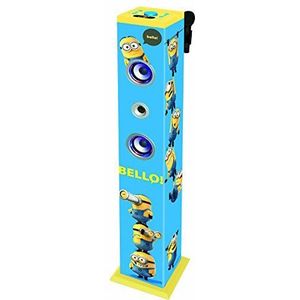 Lexibook, Verschrikkelijke Ikke Minions, Bluetooth Geluids- en Lichttoren, 2 x 20 watt, stemvervanging, AUX IN aansluiting, K8050DES