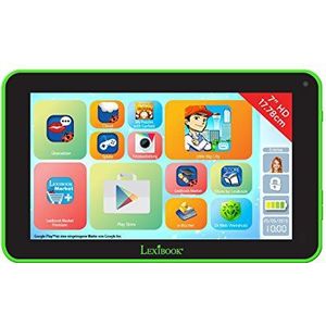 Lexibook MFC145DE1Z MFC145DE1Z-Neon Tablet 7 inch (17,8 cm) met Minions tas, zwart/groen