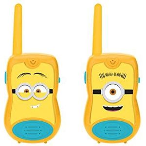 Lexibook TW12DES Minions Despicable Me Walkie-talkies, voor kinderen, riemclip, batterij