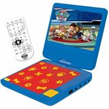 Lexibook - Draagbare DVD-speler - Blauw/Rood - 7 Inch Scherm - USB-aansluiting en Koptelefoon